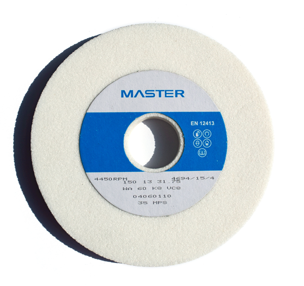 Master Grinding Wheel 150 x 13 x 31.75mm WA60 K8V - with storage box